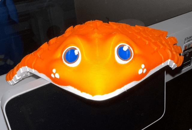 Figurine Flexible en 3D - Raie Manta Multicolore